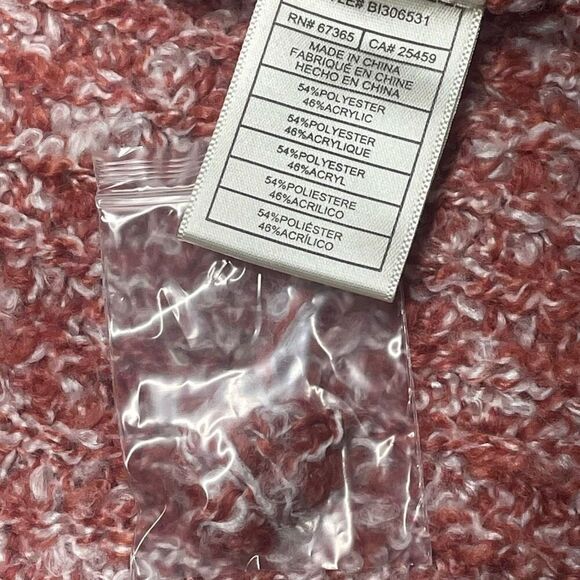 Steve Madden Salmon Marled Odetta Open Front Cardigan - Picture 7 of 7